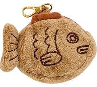 Brown Cute Plush Coin Purse Keychain, Mini Wrist Purse Bag, Japanese Creative Adjustable Soft Coin Pendant With Zipper Plush Pouch for Girl Women's Coin Purses and Pouches Accessories