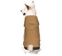Brown Dog Clothes for Small Dogs - Cute Small Dog Hoodie, for Small Medium Dogs Cats