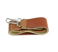 Brown Double-layer Leather and Canvas Razor Strop with Buckle