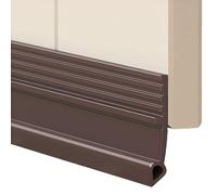 Brown Draft Excluder for Doors 0-15mm Gap,MEOAlBkey Self Adhesive Door Seal Strip Waterproof Soundproof Draught Excluder Energy Saving Door Draft Stopper Under Door Draught Excluder