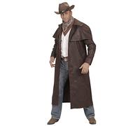 Brown Duster Coats Costume Medium for Wild West Cowboy Fancy Dress