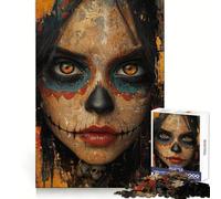Brown Eyes of The Dead Jigsaw Puzzles for Adults1000 Piece Mental Exercise Peaceful Fun Snug Lock Great Gift (38x52cm)