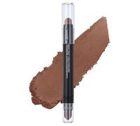 Brown Eyeshadow Stick, Matte Cream Eyeshadows Pencil, Dual-Ended Nude Neutral Eye Shadow Crayon With Brush, Long-Lasting Waterproof Smudge-Proof, Smoky Eye Makeup for Daily Wear Date Party