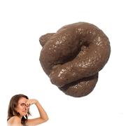Brown Fake Poopy Toy, Sproof Realistic Fake Poop, Novelty Floating Fake Poop Toys for April Fools' Day Prank, Perfect Gag Gift, Prank Gift Novelty and Gag Toys