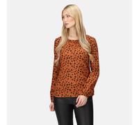 Brown female 12 Regatta Women's Hadria Printed Blouse Brown, Size: 12