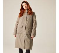 Brown female 12 Regatta Women's Waterproof Yarli Longline Jacket Brown, Size: 12
