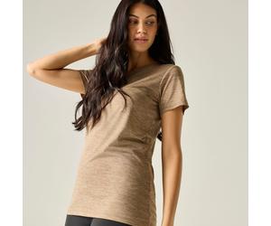 Brown female 22 Regatta Women's Fingal Edition T-Shirt Brown, Size: 22