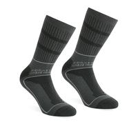 Brown female UK 6-8 Regatta Women's 2 Pack Samaris 3 Season Sock Brown, Size: UK 6-8