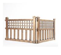 (Brown) Fence Panels (Pack of 4)