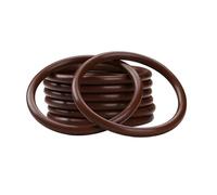 Brown FKM Cross-Sectional Diameter 2 mm O-Ring Seals, Inner Diameter 33.5 mm Fluorine Rubber Gaskets Sealing, 20 Pcs