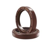 Brown FKM Framework Oil Seal TC Fluoro Rubber Gasket Rings Cover Double Lip with Spring for Bearing ID*OD* 11/12/13/14/15MM(11x19x7(2pcs))