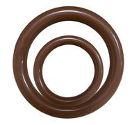 Brown FKM O Ring Seal 24mm x 20mm x 2mm, 24mm OD, 20mm ID, 2mm Width O-Ring Seal Gaskets, Pack of 10