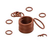 Brown FKM O Ring Seal,High temperature and Resistance,Fluorine Rubber O-Rings OD 6-220 WD 2.4mm,Support customization(53x2.4(5pcs))