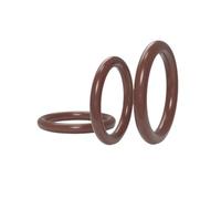 Brown fluororubber O-ring, 2.5x165x170mm, Pack of 5