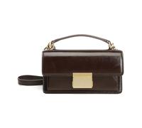 Brown Foldover Top Handle Shoulder Bag - female - Golden Goose - Handbags - Brown - ONE SIZE - Bags ONE SIZE