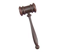 Bristol Novelty BA1018 Judges Gavel Hammer | Brown | One Size- 35 cm x 13 cm x 6 cm, unisex-adult