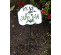 Brown & Ginger Colourful Hand-Painted Veg Signs - Various Styles Available (Peas)