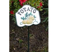 Brown & Ginger Colourful Hand-Painted Veg Signs - Various Styles Available (Potato)