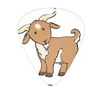 Brown goat Advanced guitar pick 12 pieces Three thicknesses for bass, electric guitar, acoustic guitar bag
