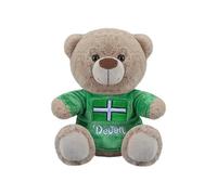 Brown & Green Bear with Devon T-Shirt Plush Buddy - 20 cm (1 Pc) for Kids & Collectors