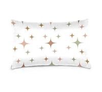 Brown Green Valentine Love Standard/Queen Size the office pillow cases 100 percent cotton pillowcase Gifts for Women Men fundas para almuadas 20x30 inchs Set of 2