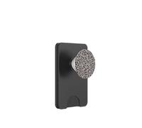 Brown Grey Leopard Cheetah Night Design Grey PopSockets PopWallet for MagSafe