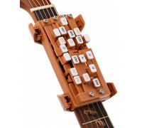 Brown Guitar Chord Presser, Guitar Chords Trainer for Beginners and Arthritis Player, From Pain to Play - The Arthritis-Friendly Chord Tool, No More Sore Fingers - Chord Helper for Acounstic Guitar