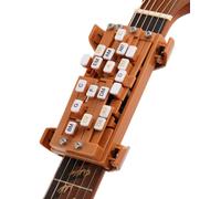 Brown Guitar Chord Presser, Guitar Chords Trainer for Beginners and Arthritis Player, From Pain to Play - The Arthritis-Friendly Chord Tool, No More Sore Fingers - Chord Helper for Acounstic Guitar 1