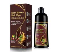 Brown Hair Color Shampoo 3 in 1, Instant Color Shampoo for Gray Hair Coverage, 500ML Natural Colour Shampoos Lasts 30 Days for Women & Men