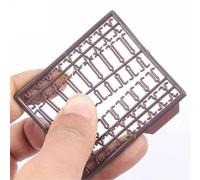 Brown Hair Extender Bait Stops for Carp Fishing - 2 Pack Hair Rig Accessories - Terminal Tackle for Boilies, Pellets, Corn - Strong & Reusable Plastic Bait Holders