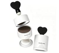 Brown Hairline Powder - Thick Fibre Root Touch Up Powder - Long Lasting & Sweatproof Grey Thinning Hair Cover Up - Authentic Color Retention, Scalp Friendly Formula