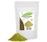 BROWN HENNA HAIR POWDER - 100% Natural - 5 organic plants powders blended and specially formulated to provide deep brown color to the hair - 100 Gr