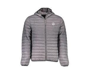 Brown Hooded Polyamide Jacket - male - North Sails - Down Jackets - Gray - XL - Jackets XL