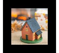 Brown House Resin Incense Cone Burner Chimney Aroma