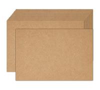 Brown Kraft Cardstock 4x6 Blank Cards，Goefun 100 Pack 80lb Unruled Index Cards for Invitations, Business, Greetings, DIY