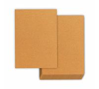 Brown Kraft Paper Card A4 Blank Recycled Cardstock Recycled Art and Craft Stationery Supplies for Making Birthday Party Invitations Thank You Gift Message Business Cards (20 Sheets)