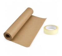 Brown Kraft Paper Roll 400mm x 30m Eco-Friendly & Recyclable Wrapping Paper