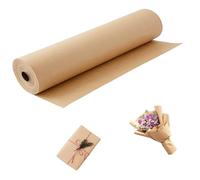 Brown Kraft Paper Roll 600mm x 30m, Craft Gift Wrapping Paper for Bulletin Board Table Covering Poster Packing Moving Shipping