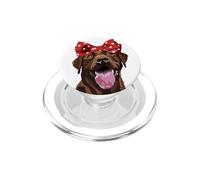 Brown Labrador Retriever Chocolate Lab Mom Dog Mama Dad PopSockets PopGrip for MagSafe