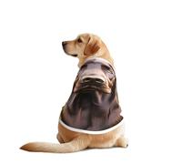 Brown Labrador Retriever Print Dog Shirts for Pet, Soft Breathable Vest Lightweight Stretchy Pet T-Shirt for Medium Dog