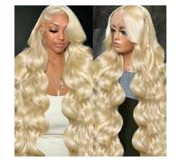 Brown Lace Front Wig Human Hair 20 Inch, 13x6 HD Transparent Body Wave Lace Front Wig Human Hair(613 13x6 Lace Front Wig,30 Inch)