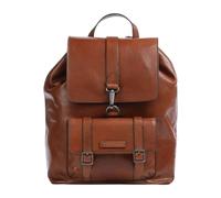 Brown Leather Backpack Cesare Line - female - The Bridge - Backpacks - Brown - ONE SIZE - Bags ONE SIZE