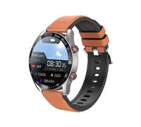 (Brown leather belt) 2023 Lige Ecg Ppg Smart Watch For Men Calls Ip68 Waterproof Watches Full Touch Screen Sports Fitness Smartwatch Man