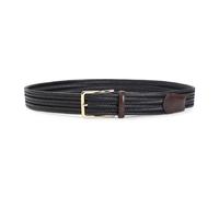 Brown Leather Belt Stylish Design - male - Canali - Belts - Brown - 95 CM - Accessories 95 CM
