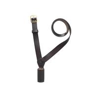 Brown Leather Flag Carrier Pole Holder Cross Belt, Right Shoulder Flag Carrying Belt for Adults Genuine Leather Shoulder Strap with Brass Buckle for Military, Honour Guards & Ceremonial Use