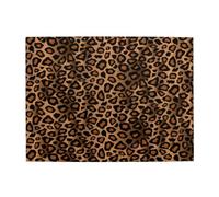 Brown Leopard Animal Print,500 Pieces Puzzles for Adults-Wooden Jigsaw Puzzle for Adults Elderly