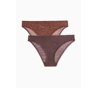 Brown Leopard Mesh Brazilian Knickers 20