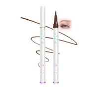Brown Liquid Eyeliner Pen, Slim Pointed Applicator Tip, Single Pen | Controlled application along the lash line, fine detailing or broader lines, removable cap, daily make-up or evening looks