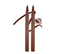 Brown Liquid Eyeliner Pens, Fine Pointed Tips for Winged Lines, 2-Pack