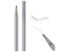 Brown Lower Lash Pen Double Tip Lower Eyelash Pencil,Eyelash Mascara,Clump-Free,Long Lasting, Waterproof & Smudge-Proof,Natural Eye Makeup